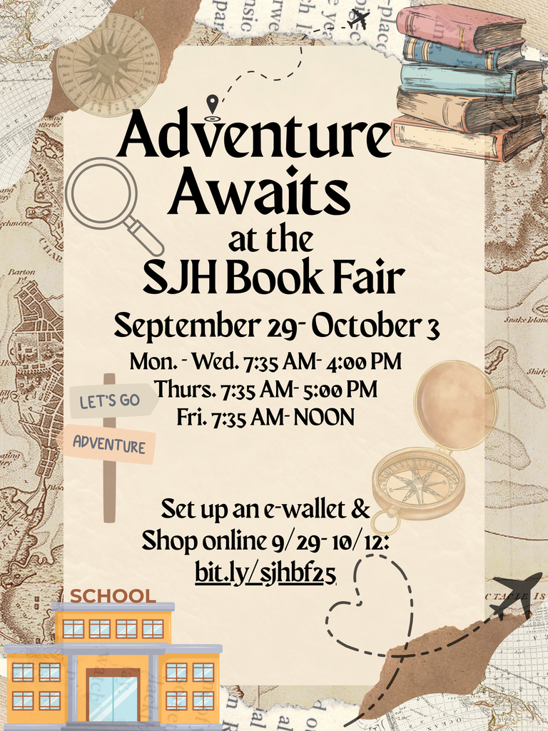 JH book fair - adventure awaits!