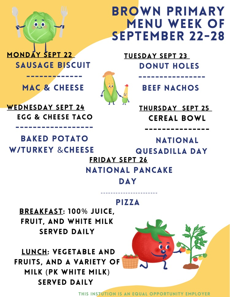 lunch menu