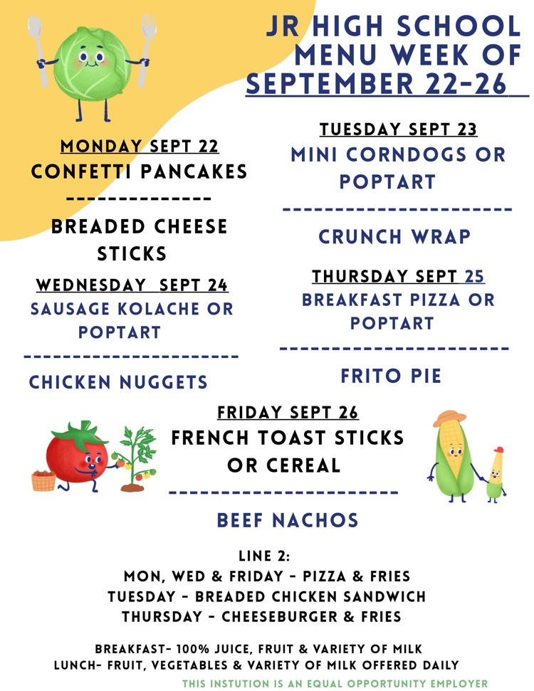 lunch menu