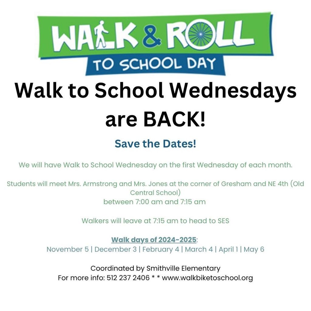 Walk to School Wednesday