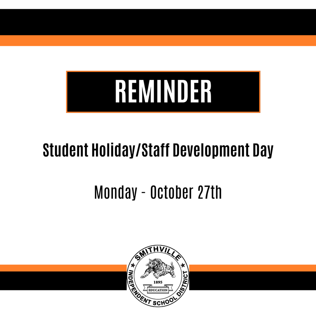oct 27th - student holiday