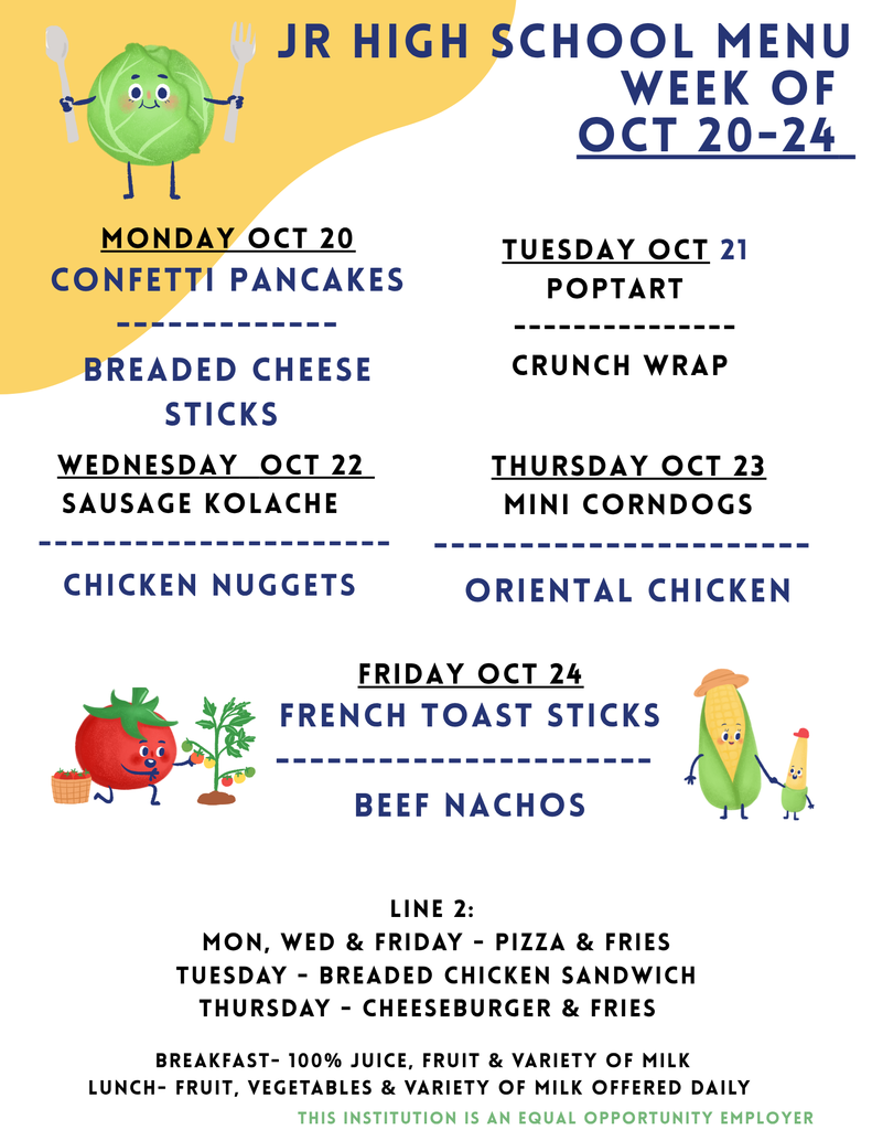 JH menu