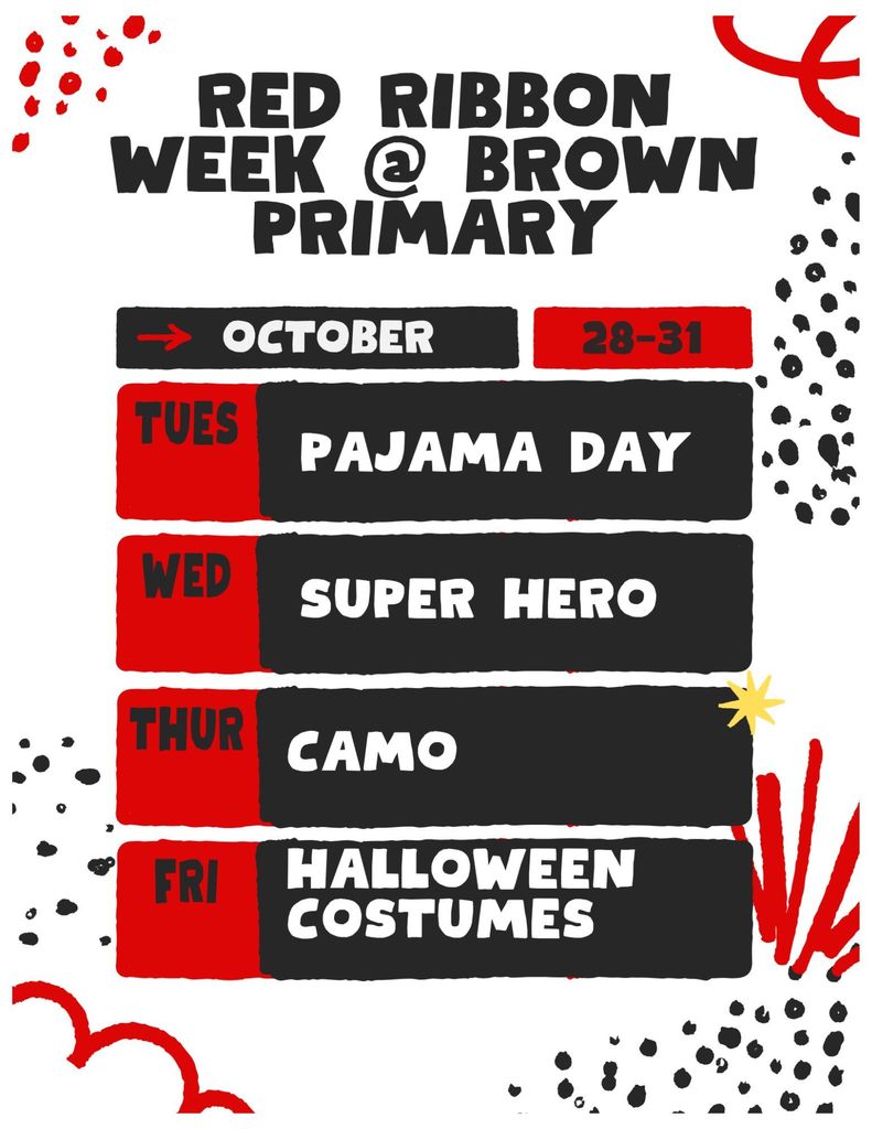 Red Ribbon Week dress up themes