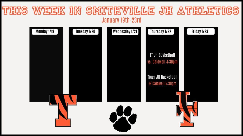 JH Week At a Glance 1/19-1/23