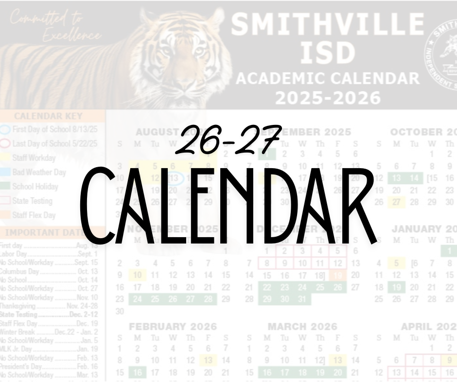 calendar in background with "26-27 Calendar" in front