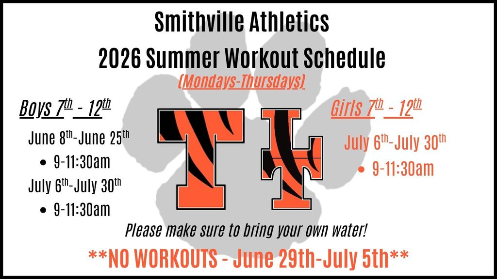 Athletics Summer Workout