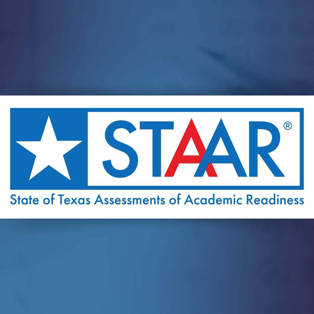 STAAR on a blue background