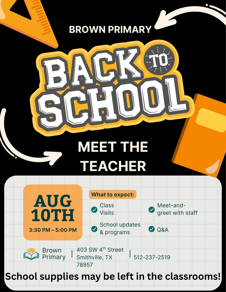 We hope you will join us for BP Meet the Teacher on Monday, August 10th from 3:30 - 5:00. See you then!