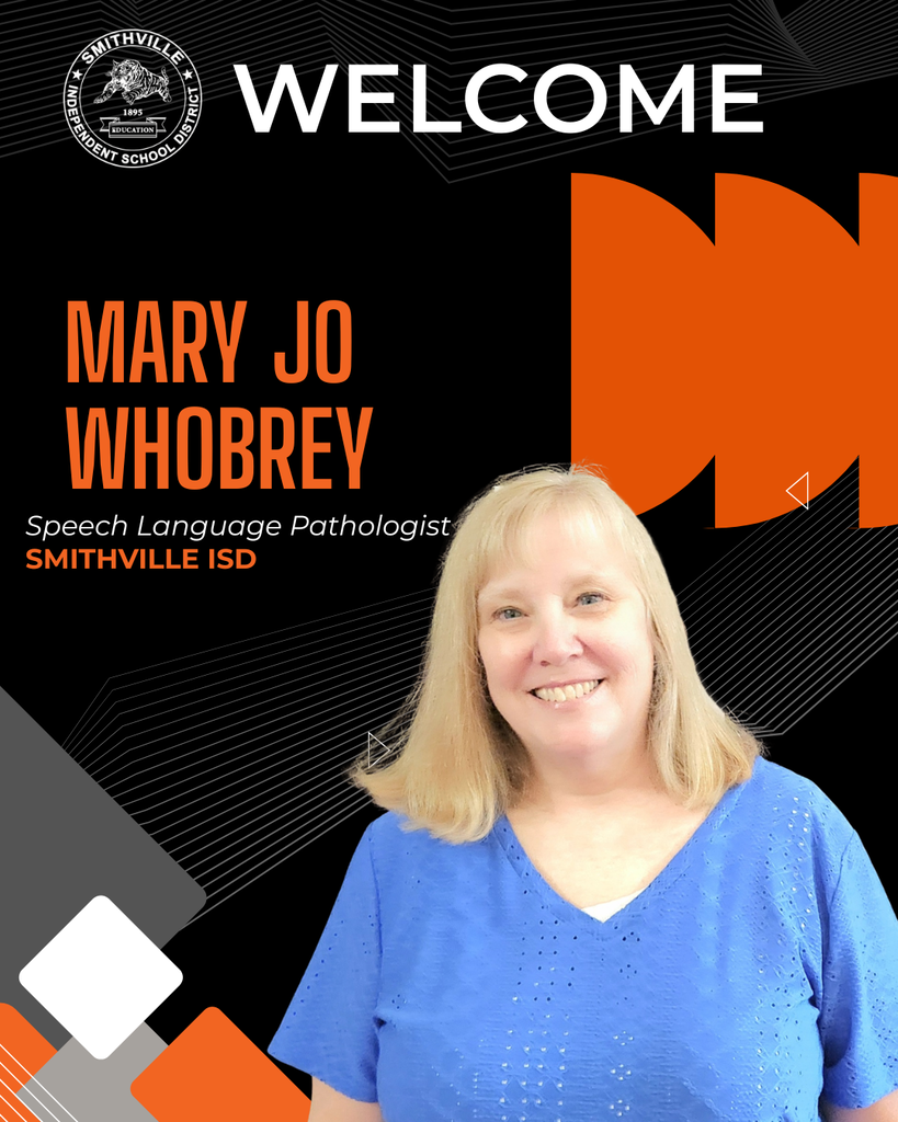 An adult woman with blonde hair smiles in front of a black background. The text reads "WELCOME" and "MARY JO WHOBREY" with a logo.