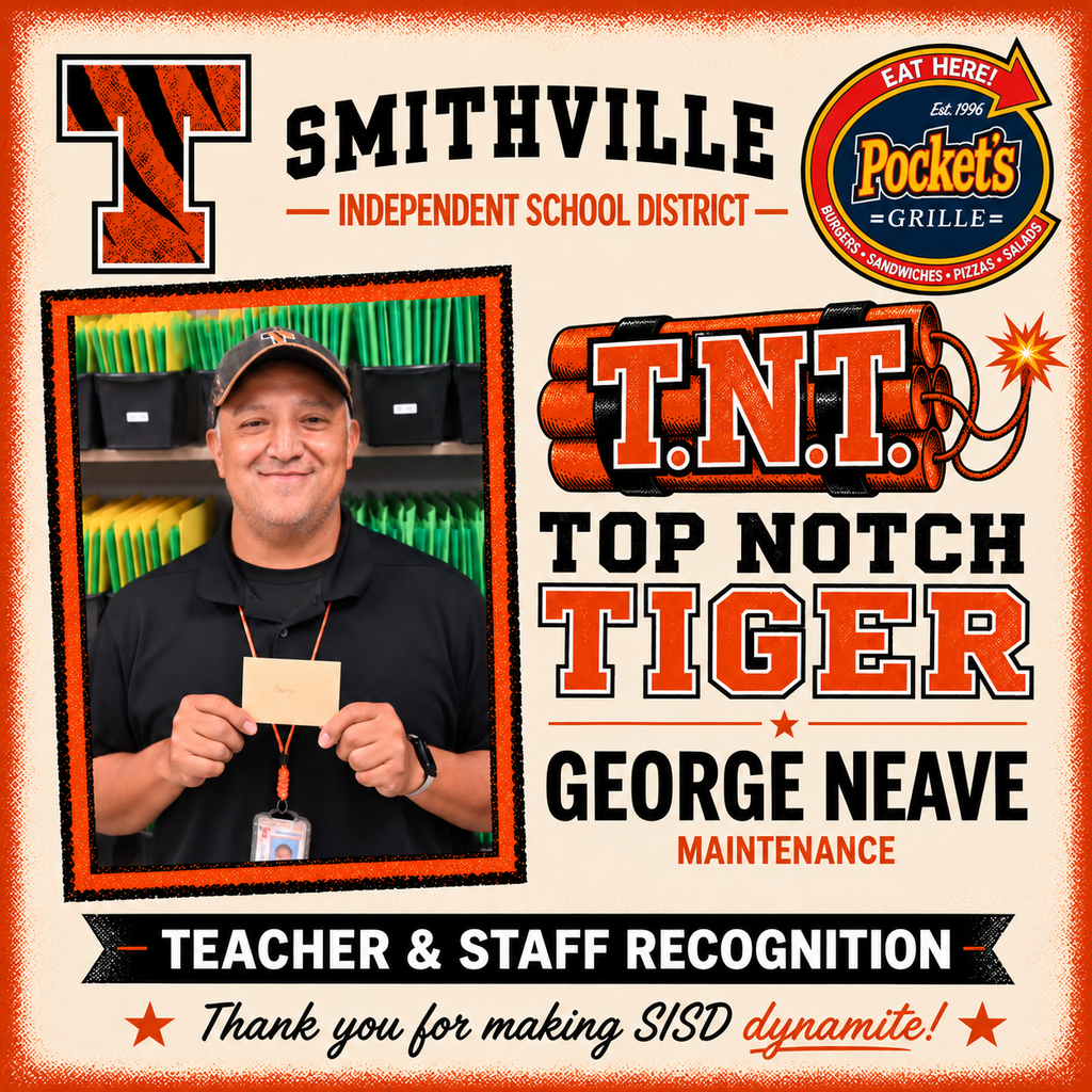 A graphic shows a smiling man in a black shirt, hat, and watch, holding a certificate. Text reads "TNT Top Notch Tiger George Neave Maintenance."