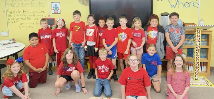 Red Ribbon week day 1 ES/MS wear red