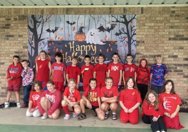 Red Ribbon week day 1 ES/MS wear red