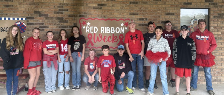 Red Ribbon week day 1 ES/MS wear red