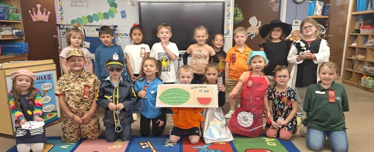 red ribbon week dress as your future self