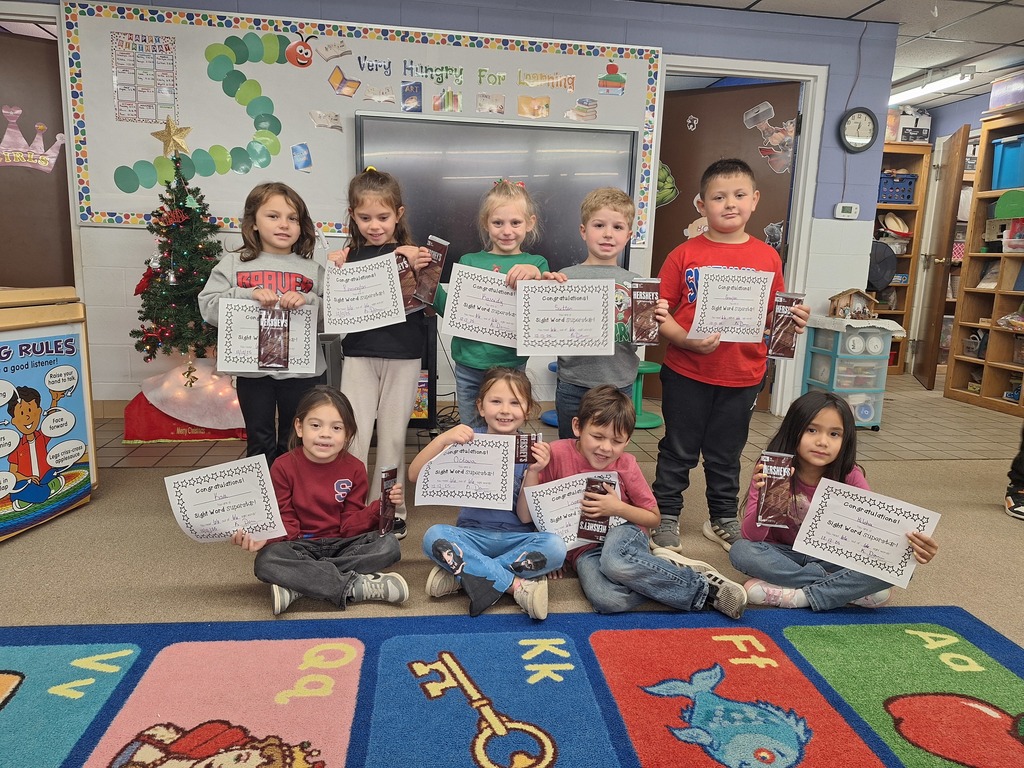 K sight word accomplishment