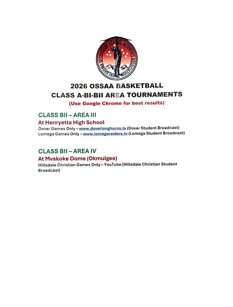 Area tourney streaming