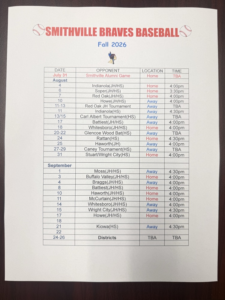 schedule