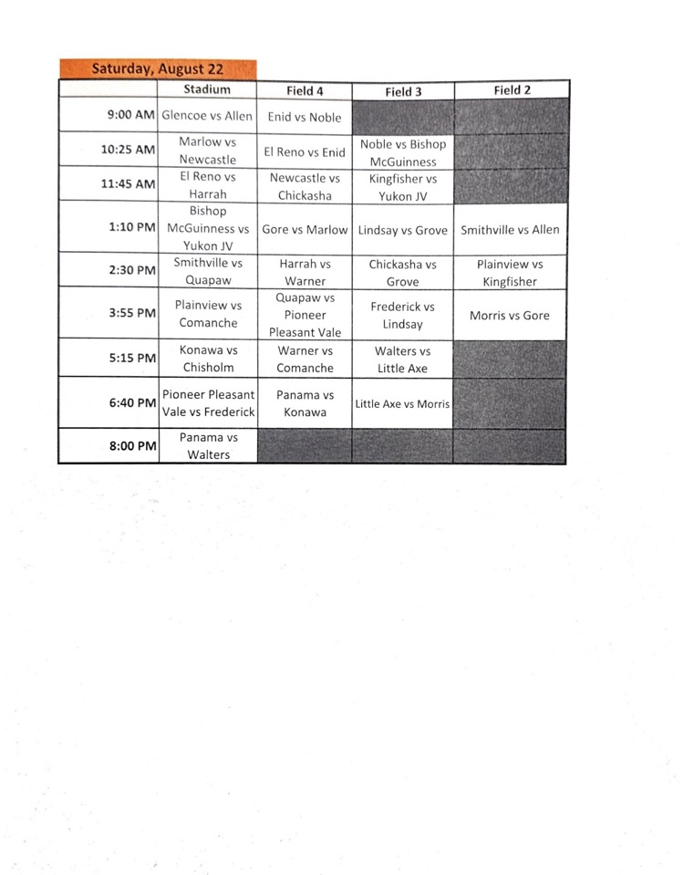 Softball Hall of Fame Festival Schedule