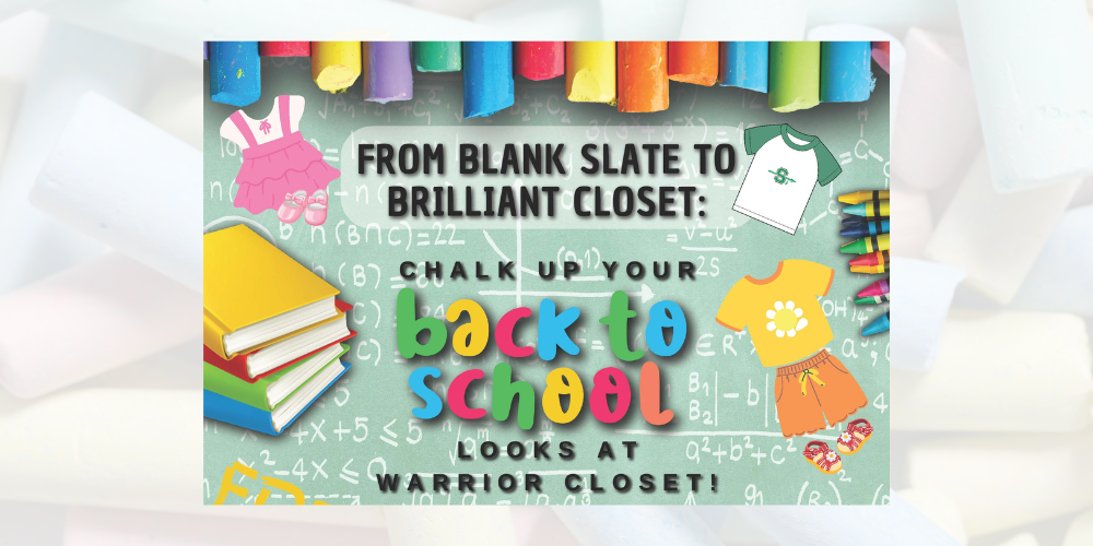 From Blank Slate to Brilliant Closet: Chalk up your back to school looks at warrior closet