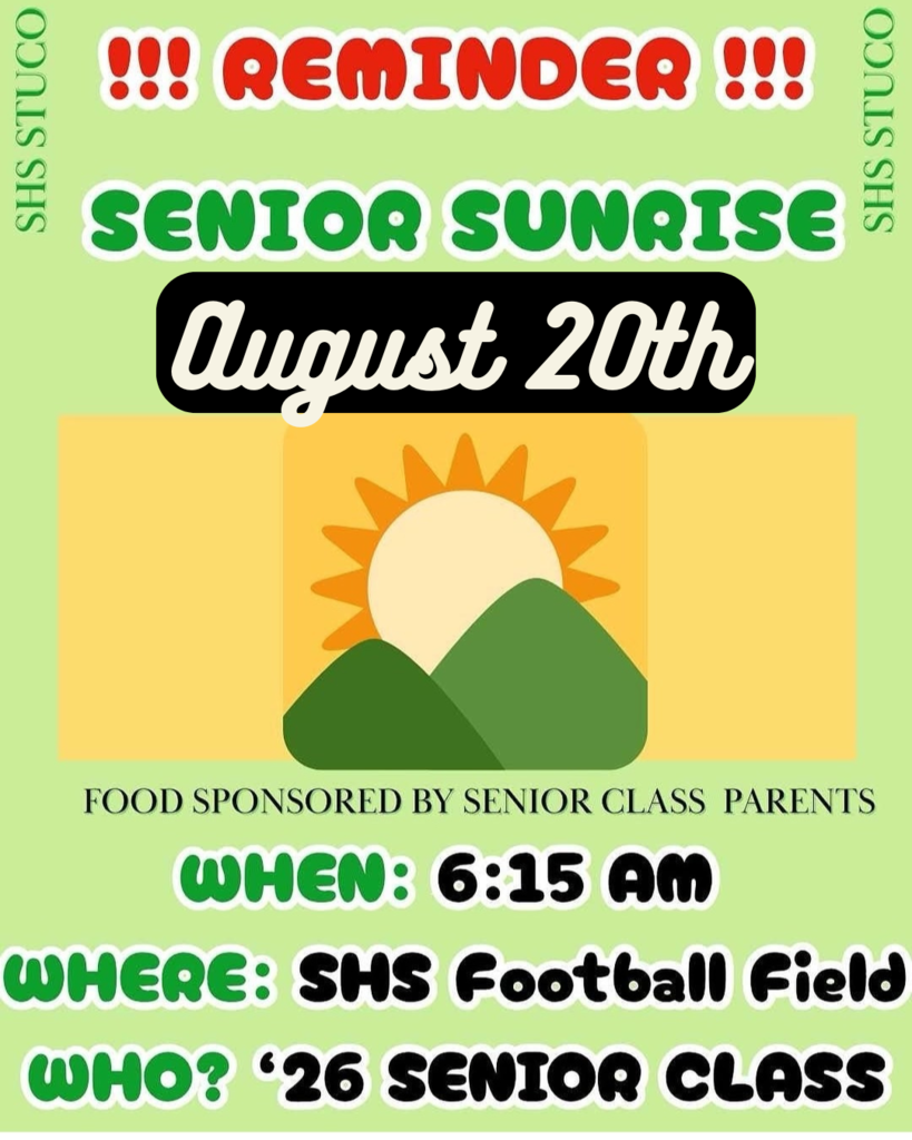 Senior Sunrise 8/20
