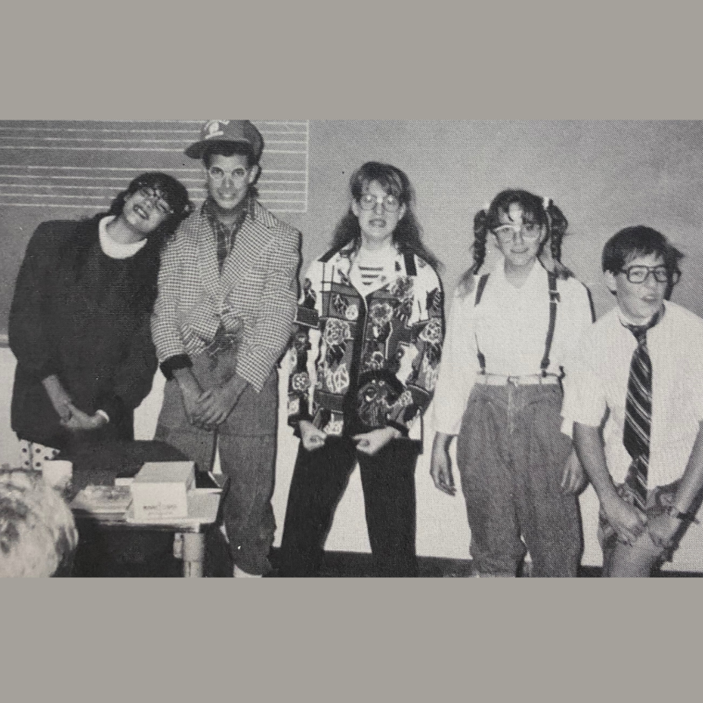 1991 students dressed up as nerds for nerd day!