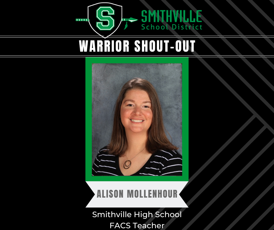 Warrior Shout Out - Alison Mollenhour, SHS FACS Teacher
