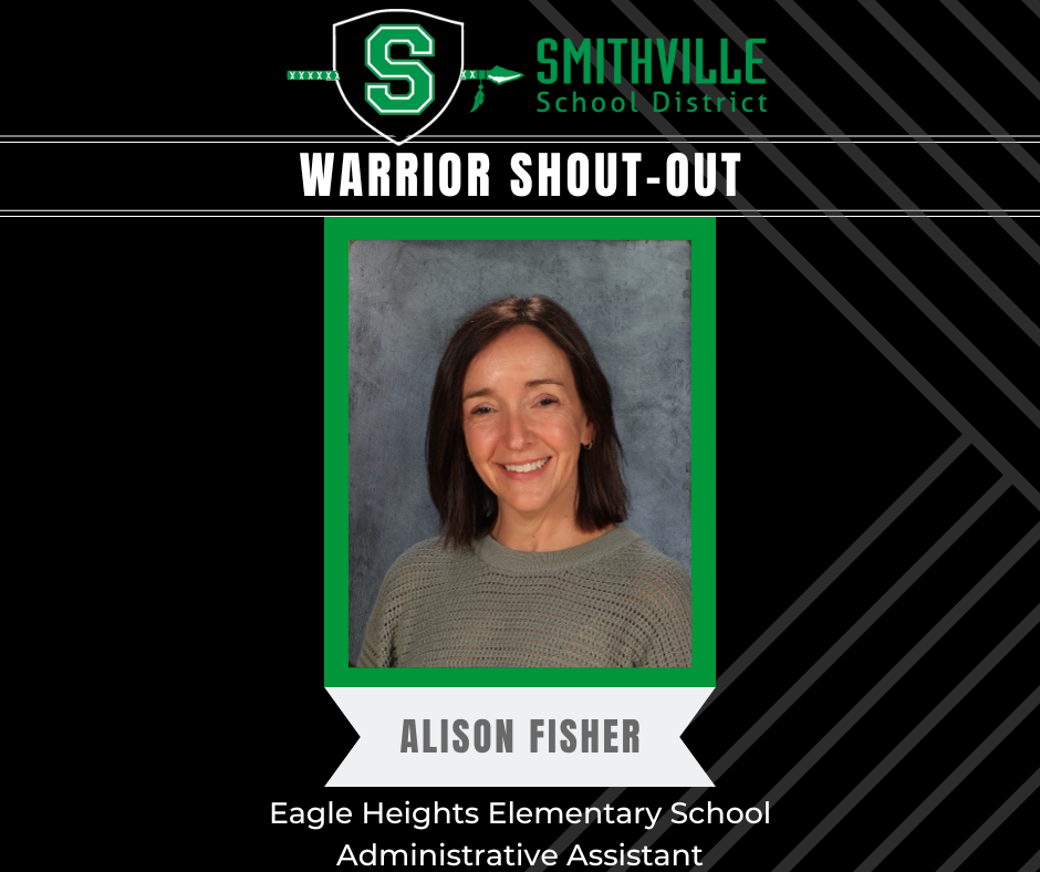 Warrior Shout Out - Alison Fisher, EHES Administrative Assistant