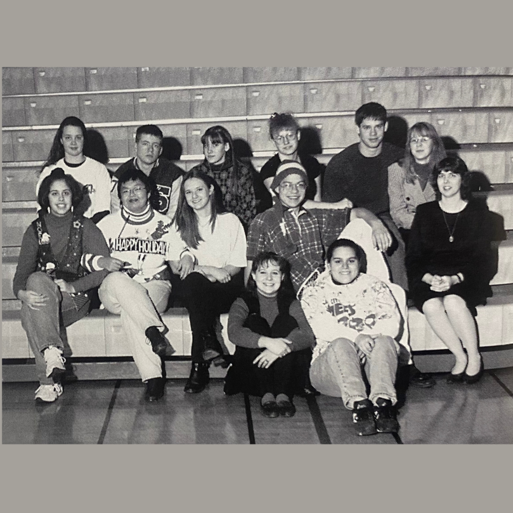 The PowWow editors pose for a group photo