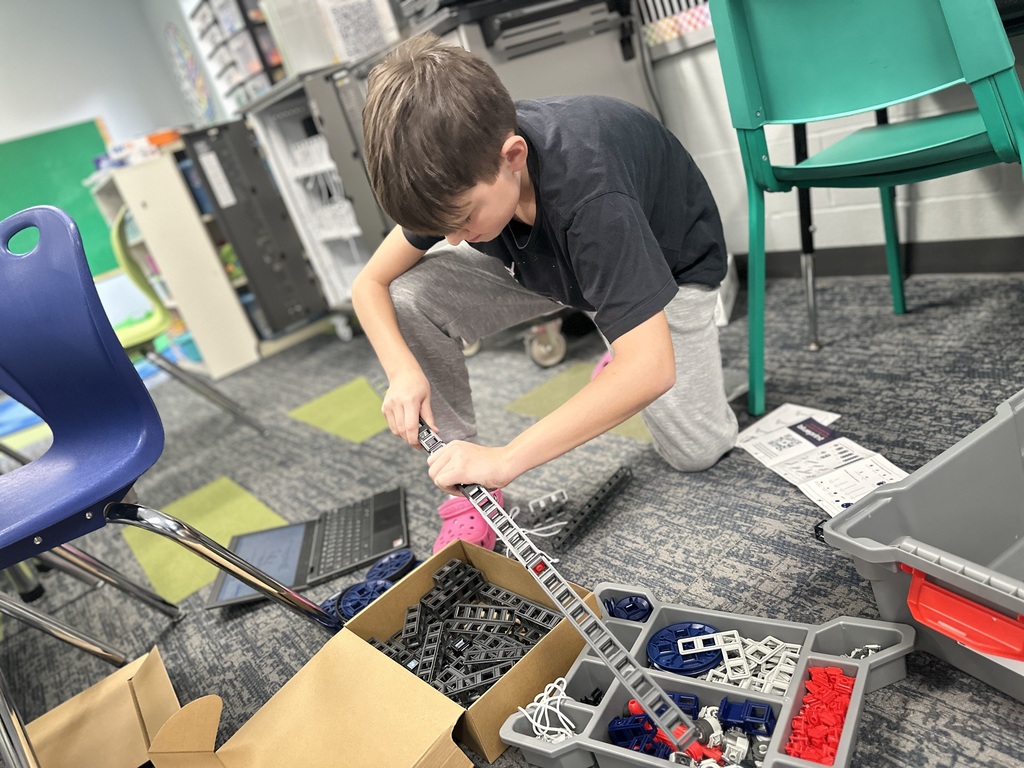 6th Grade student builds monorail structure