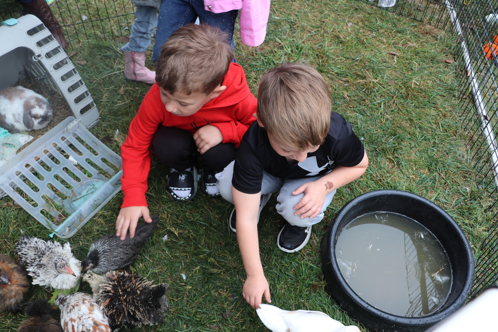  Horizon Elementary students got to explore many different animals for their fall party day.