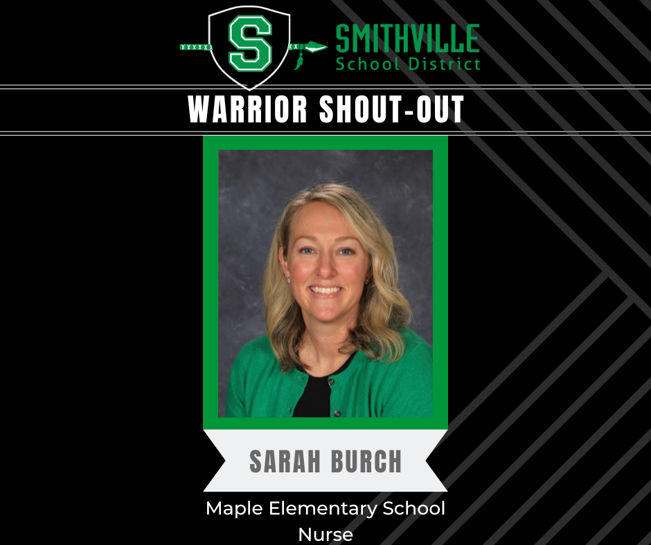 Warrior Shout Out - Sarah Burch, MES Nurse