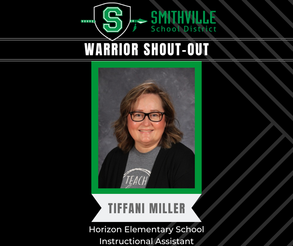 Warrior Shout Out - Tiffani Miller, HES Instructional Assistant