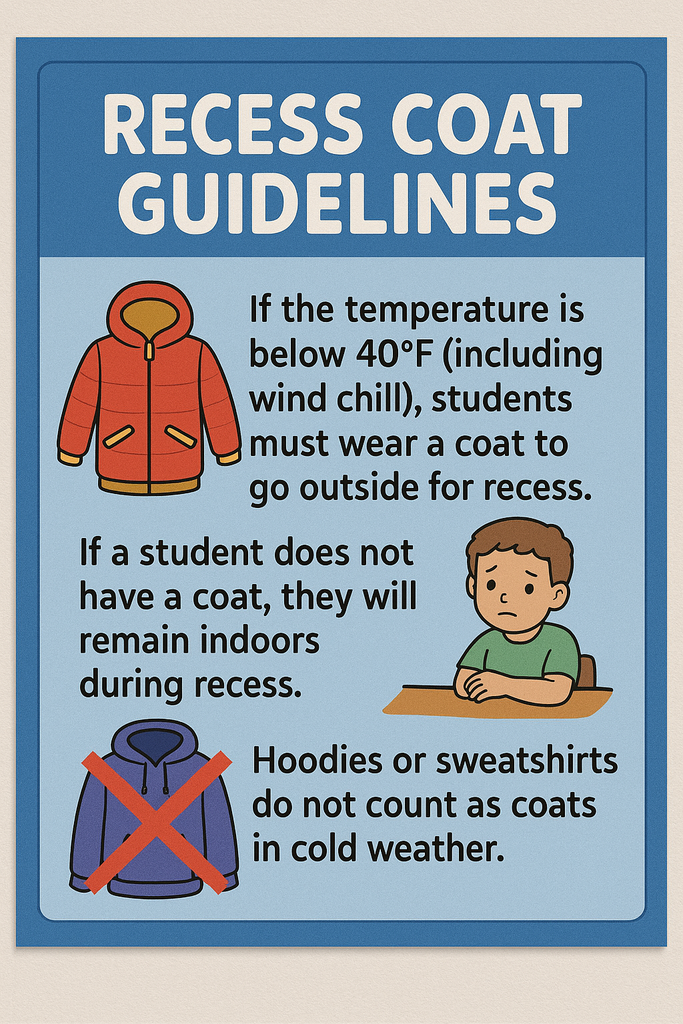 Recess Coat Guidlines