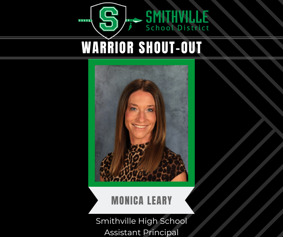 Warrior Shout Out - Monica Leary, SHS Assistant Principal