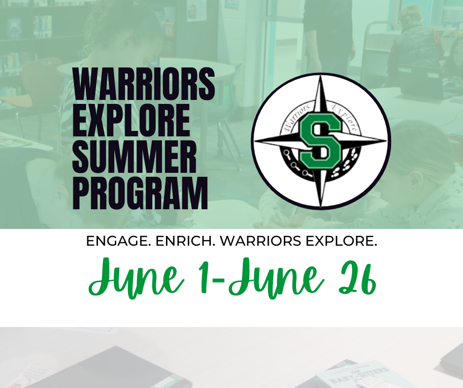 Warriors Explore Summer Program - Engage. Enrich. Warriors Explore. June 1-26