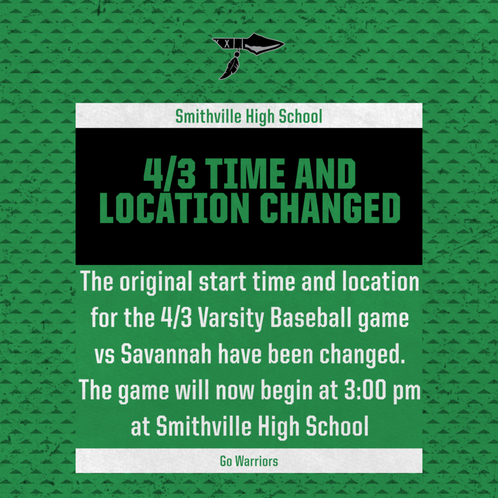 Start time change to 3:00 pm