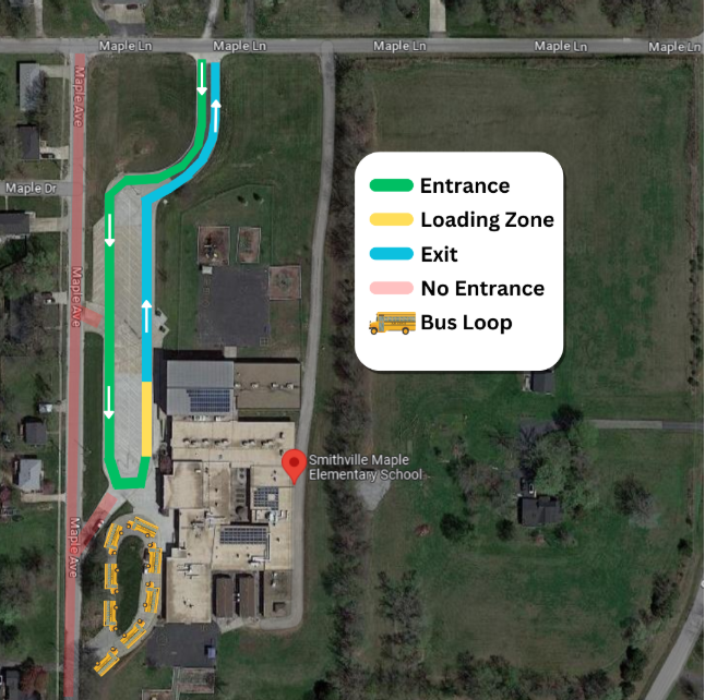 Car Drop off Map