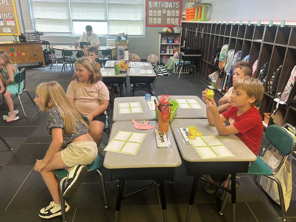 Students Working.
