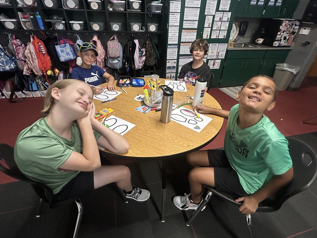 Students smiling.
