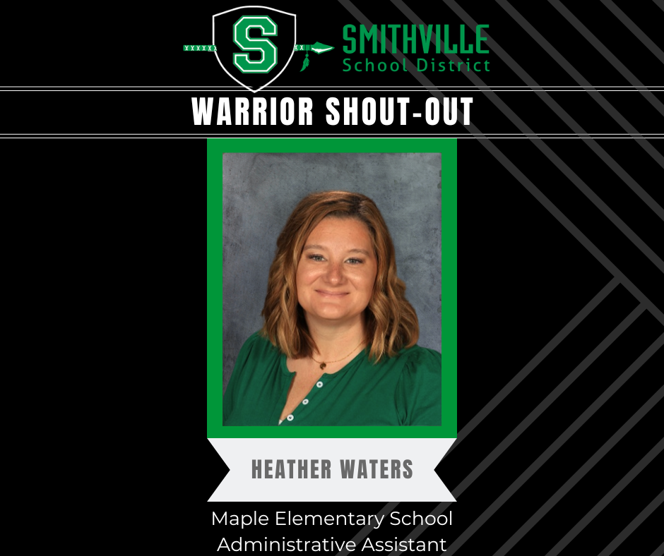 Warrior Shout Out - Heather Waters, MES Administrative Assistant