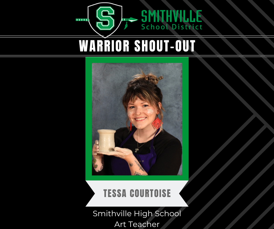 Warrior Shout Out - Tessa Courtoise SHS Art Teacher