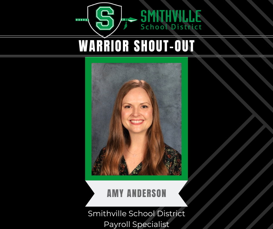 Warrior Shout-Out - Amy Anderson, SSD Payroll Specialist
