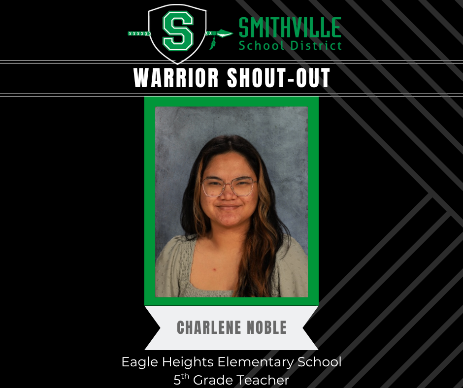 Warrior Shout Out - Charlene Noble, EHES 5th Grade Teacher