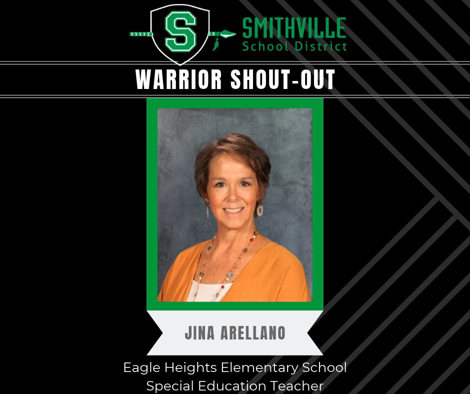 Warrior Shout Out - Jina Arellano, EHES Special Education Teacher