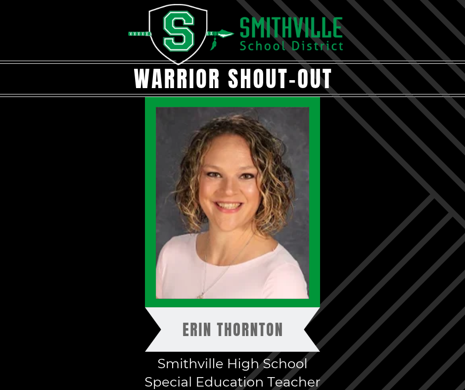 Warrior Shout-Out - Erin Thornton, SHS Special Education Teacher