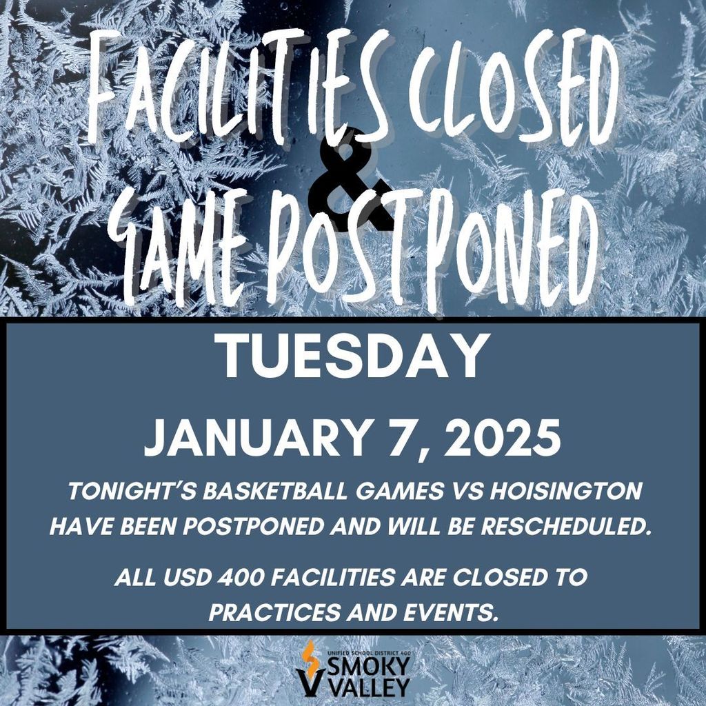 Facilities Closed - January 7