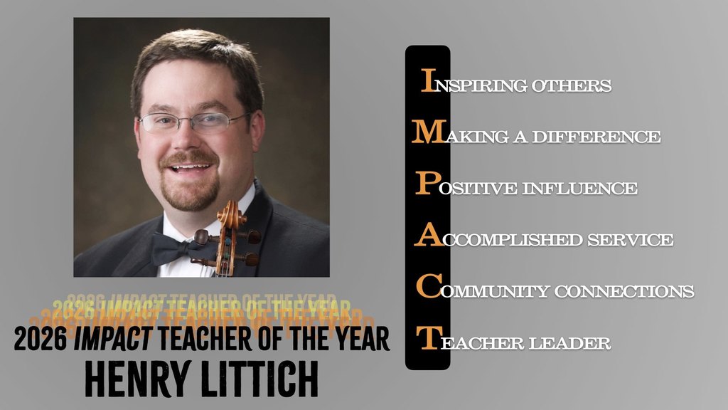 Henry Littich - 2026 Smoky Valley IMPACT Teacher of the Year