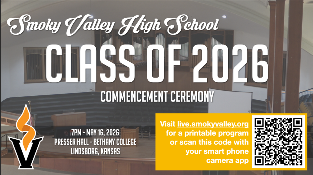 SVHS Class of 2026 Commencement - live.smokyvalley.org