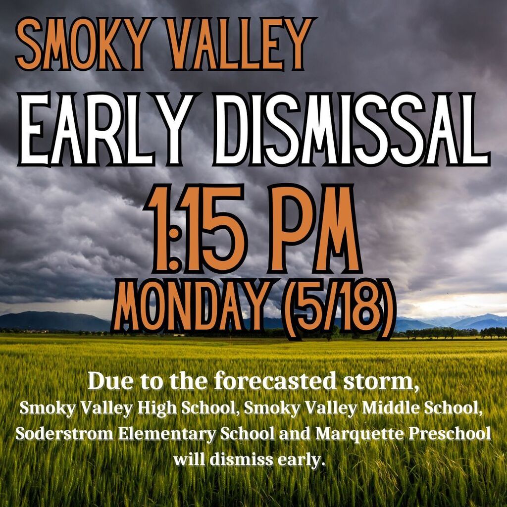Early Dismissal 5/18