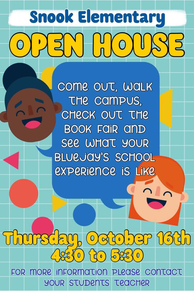 Elementary open house 2025